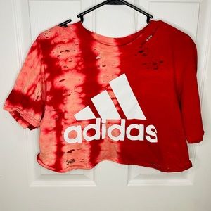 Adidas Distressed Crop Top